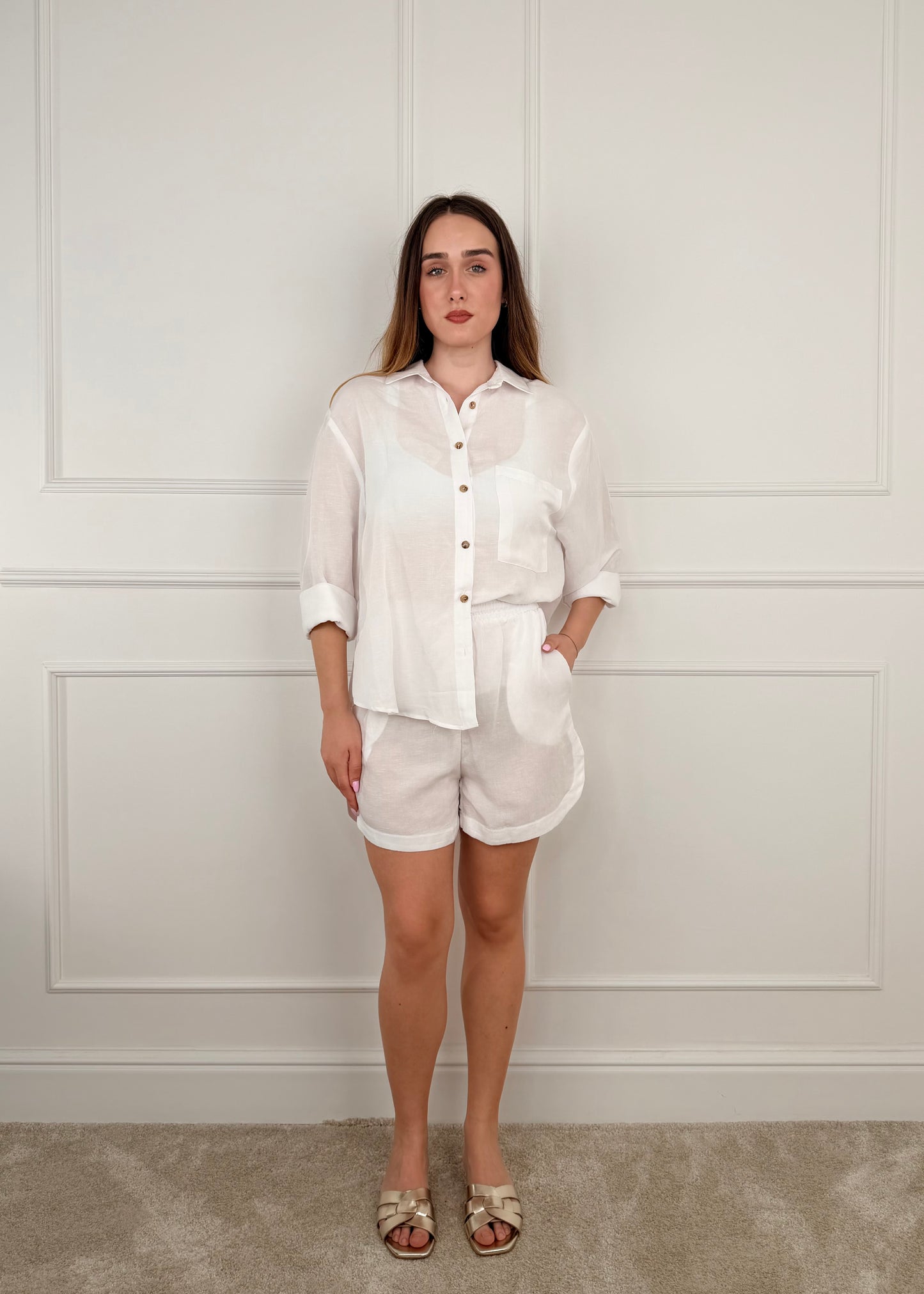 26C5369 - TENSIONE IN COMPLETO BERMUDA E CAMICIA