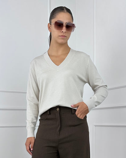 A16980 - MAGLIA SCOLLO A V