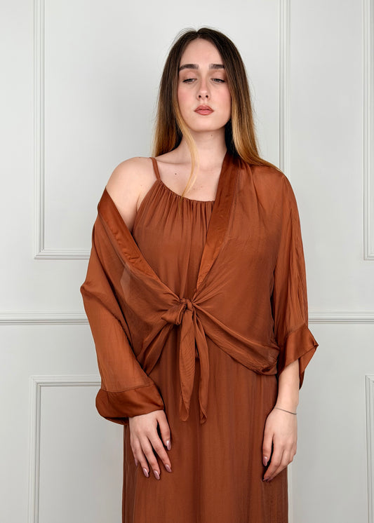 BH7138 - BOLERINO IN MISTO SETA E VISCOSA