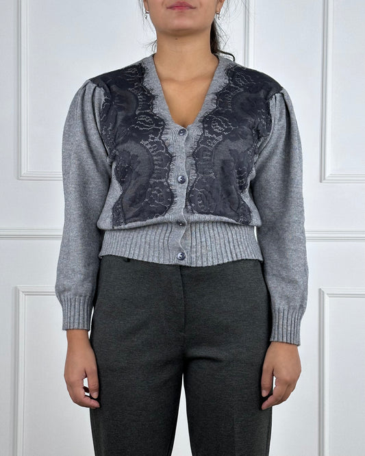 AI66759 - CARDIGAN CON PIZZO