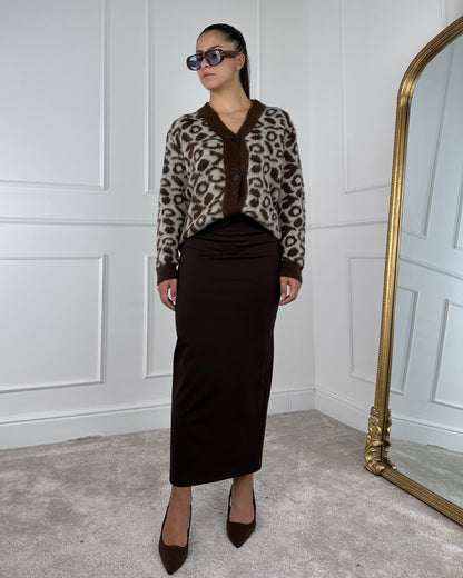 L102578 - BREND CARDIGAN FANTASIA ANIMALIER