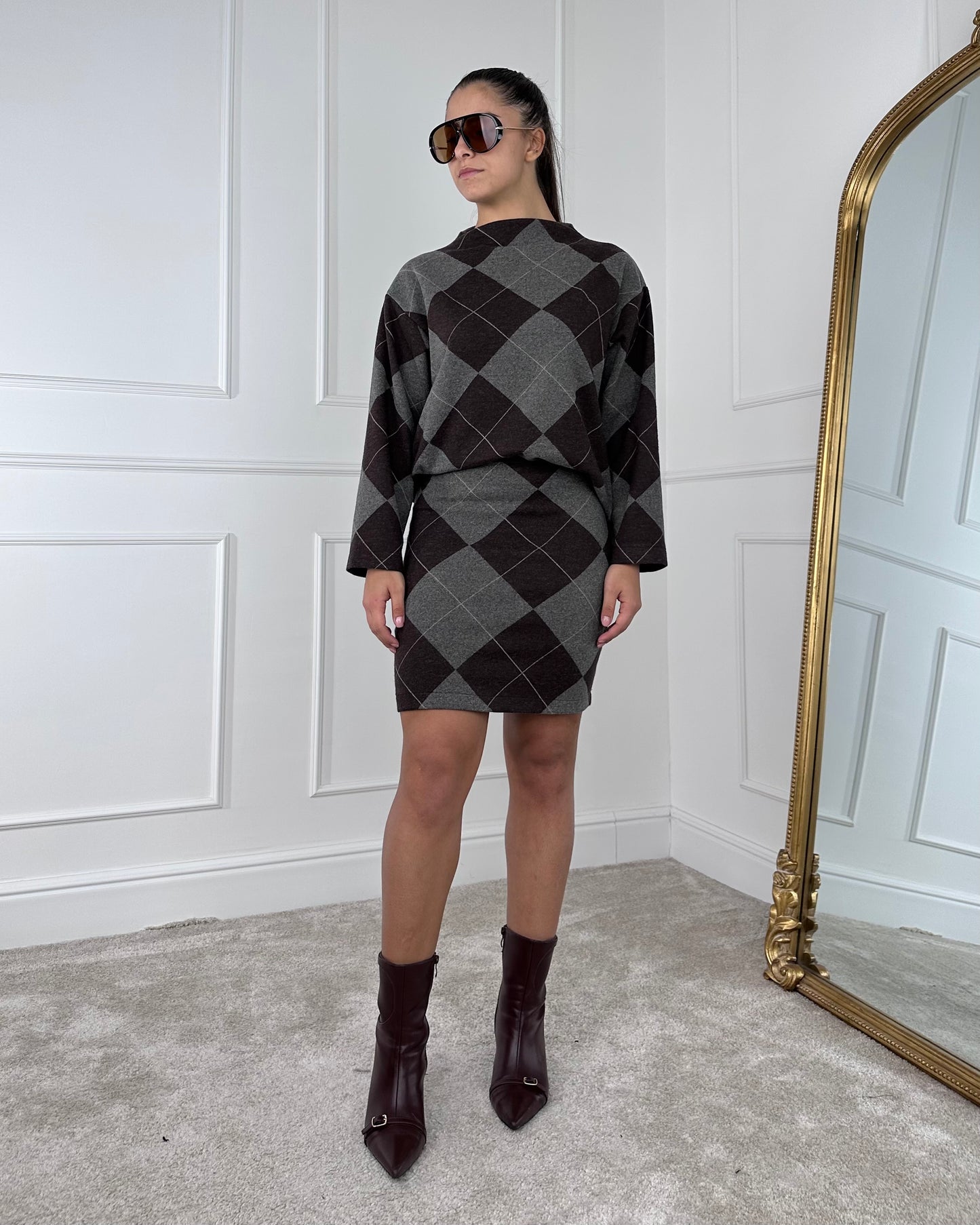 B32563 - BREND MAGLIA ROMBI