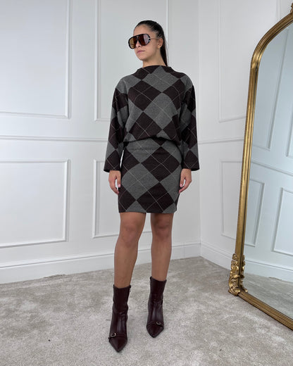 B32563 - BREND MAGLIA ROMBI