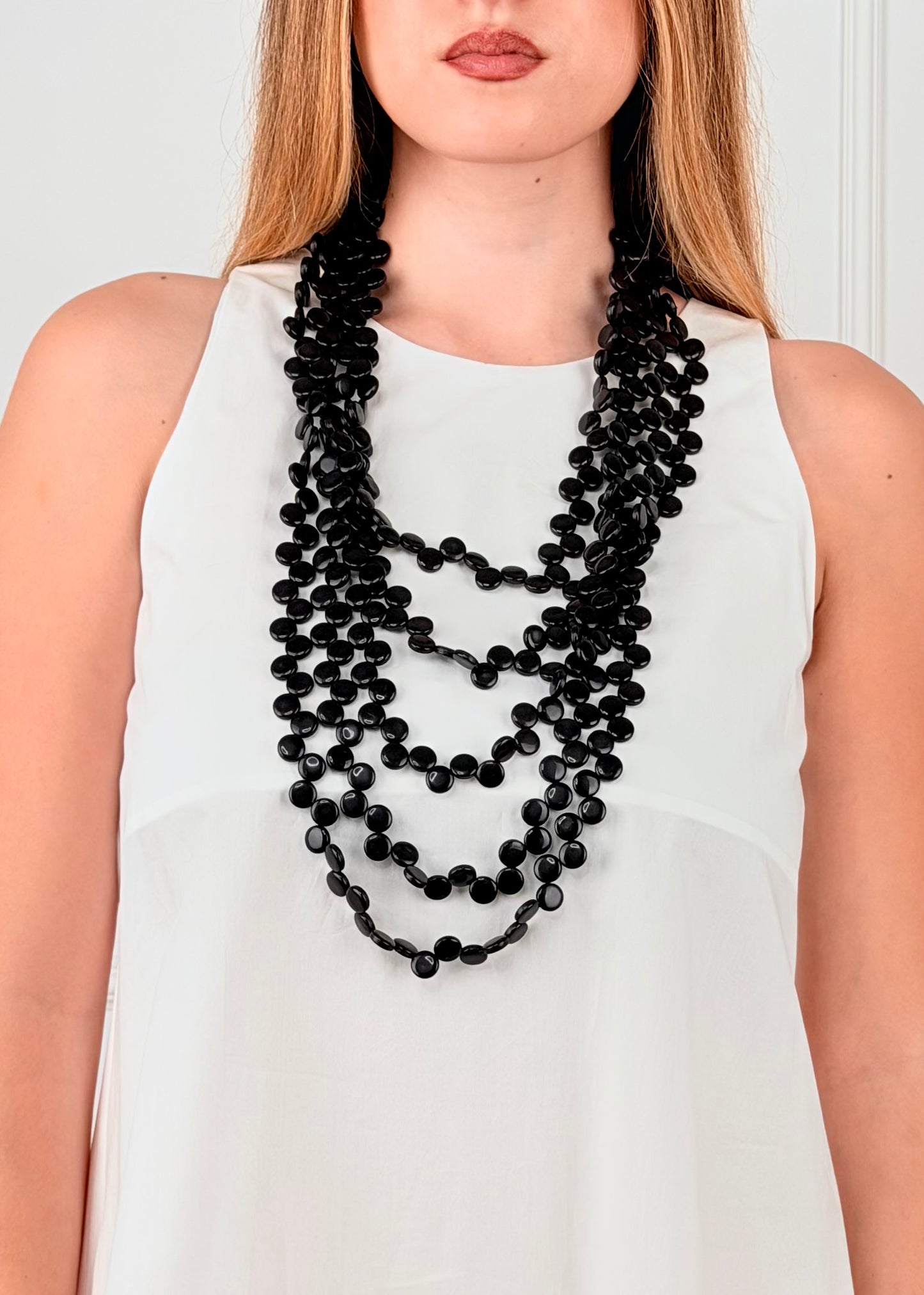 CLN • COLLANA PEPITA NERA