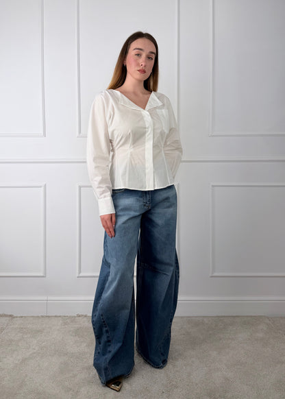 P314J119W671 - TENSIONE IN DENIM SCURO LOUVRE