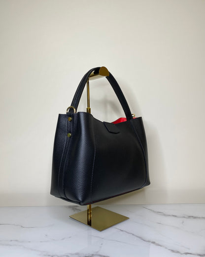 BRS458 BORSA VERA PELLE SMALL