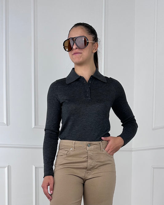 Q365552 - BREND POLO MANICA LUNGA