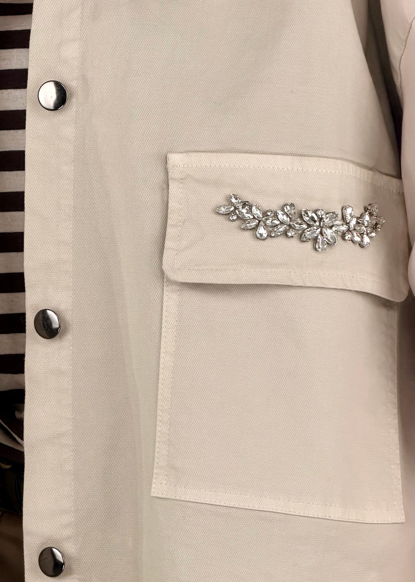 ZC226 GIACCA CON APPLICAZIONI