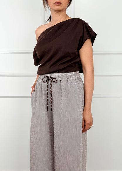 XU1583 - TENSIONE IN PANTALONE PALAZZO FANTASIA RIGHE