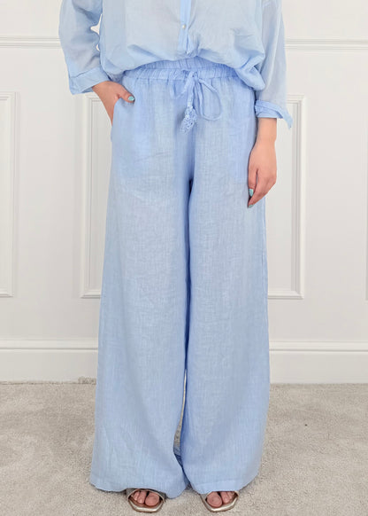 S26PL43 - S26PL43 TENSIONE IN PANTALONE IN LINO