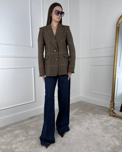 W25JB35 - TENSIONE IN GIACCA CHECK MISTO LANA