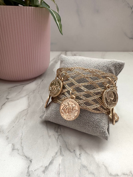 BRC21 BRACCIALE RIGIDO CON CIONDOLI