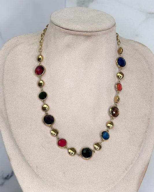 CLN28 COLLANA SFERA PIATTA