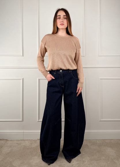 XL25234 - TENSIONE IN MAGLIA CUT OUT IN FILO DI VISC