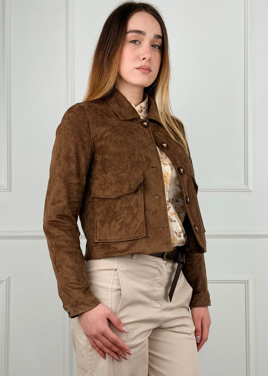I9835 BREND GIACCA EFFETTO SUEDE