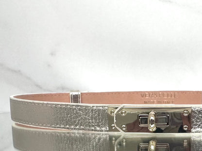 CNT22 CINTURA VERA PELLE REGOLABILE