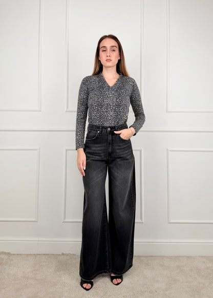 GIUSIZANTE - TENSIONE IN DENIM NERO