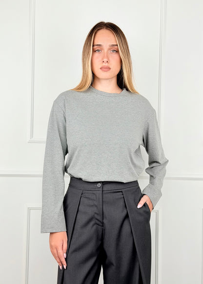 C28525A27 - T SHIRT BREND MANICA LUNGA