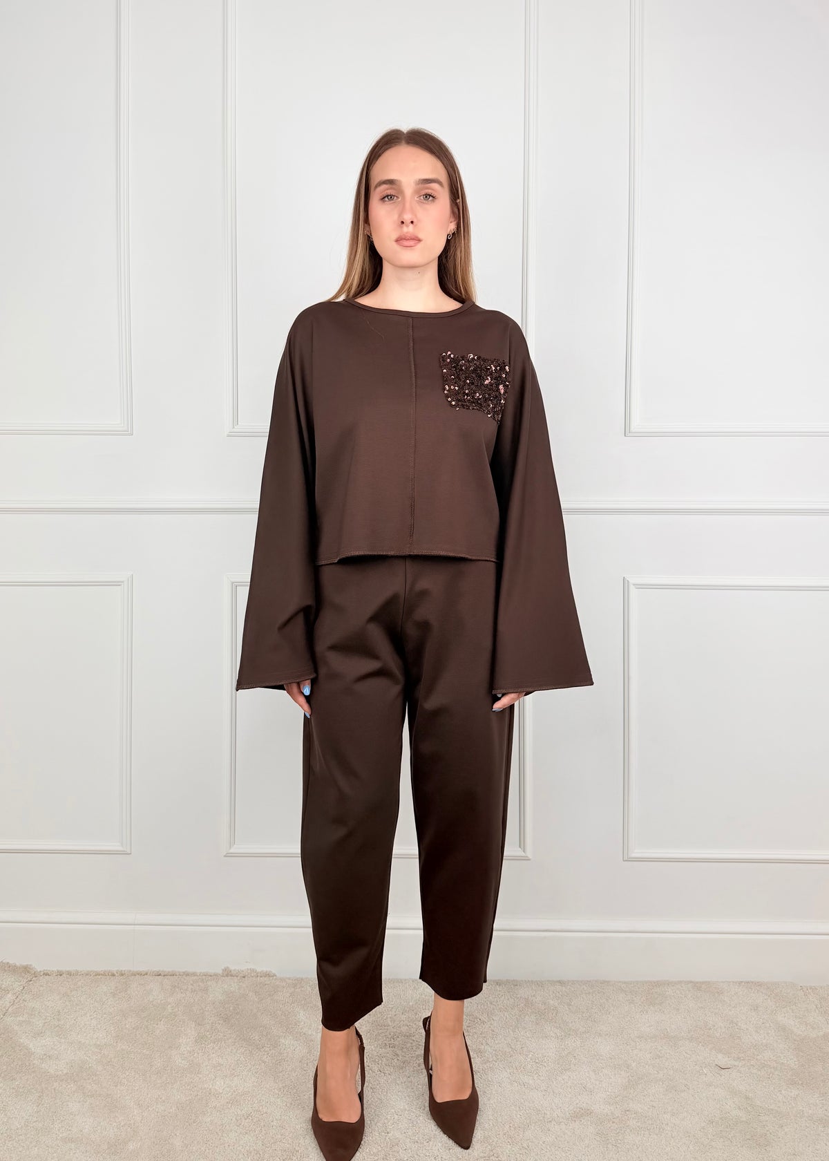 OG02458 - MY-D MAGLIA TASCA PAILLETTES