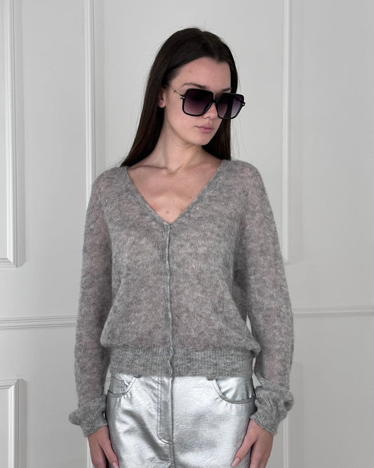 D78969 - TENSIONE IN CARDIGAN MISTO ALPACA