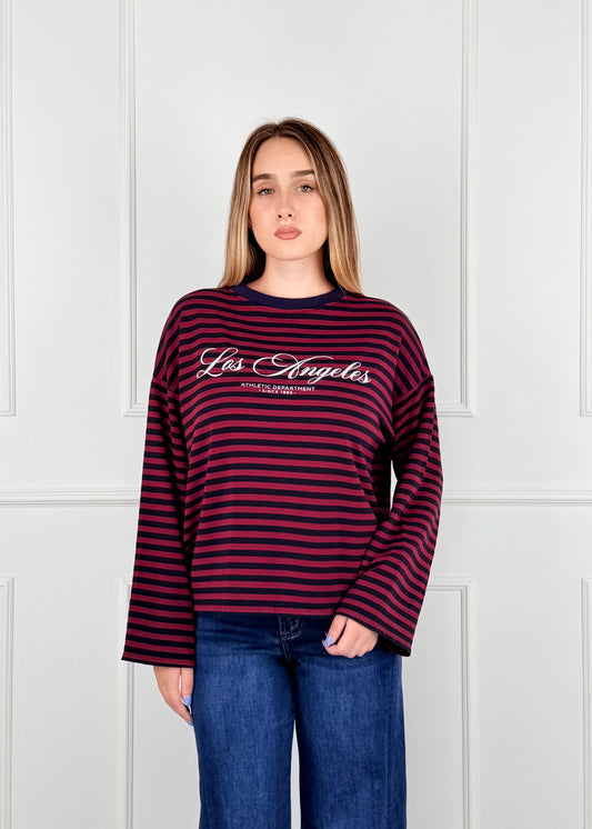 H522677S - BREND MAGLIA A RIGHE LOS ANGELES