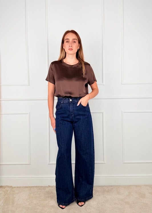 G7TOKIO - BREND DENIM TASCA MARRONE