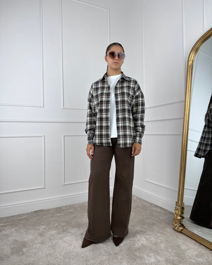 C28516 - CAMICIA IN FLANELLA CHECK