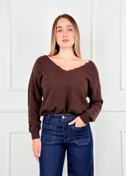 D82664 TENSIONE IN MAGLIA CON PIZZO