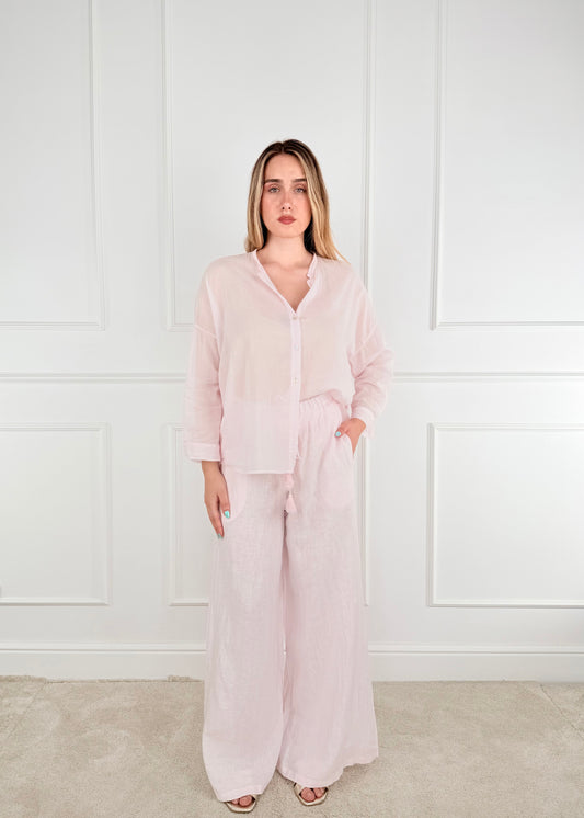 S26PL43 - S26PL43 TENSIONE IN PANTALONE IN LINO