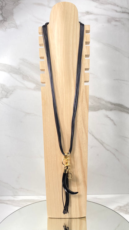 CLN48 COLLANA CORNO MULTIFILO