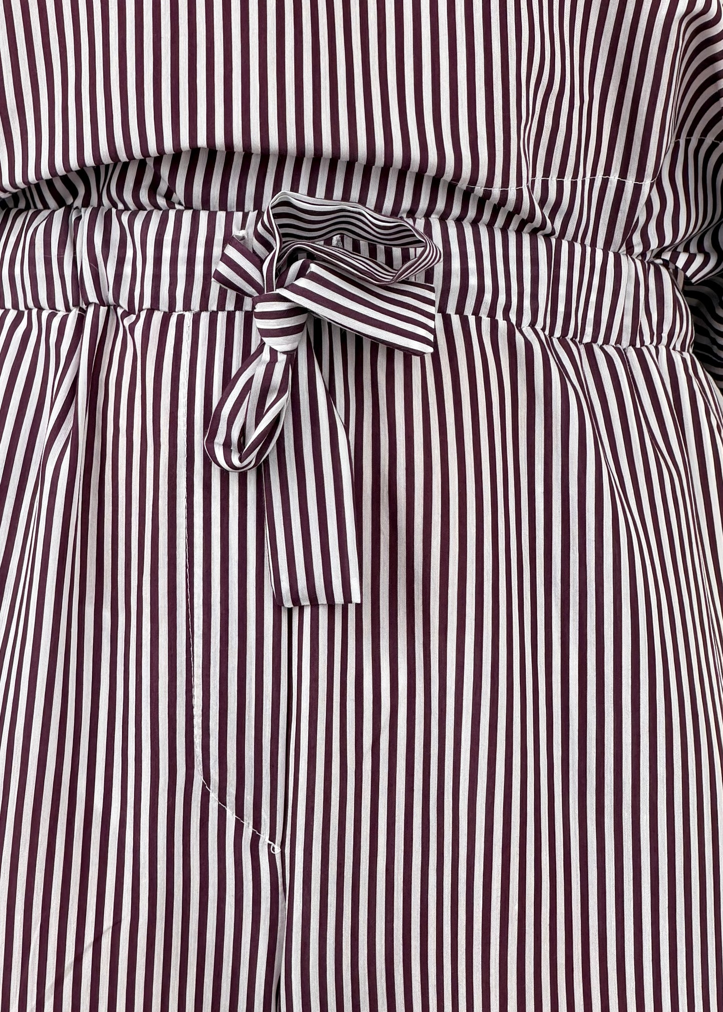 26P5290 - TENSIONE IN PANTALONE CARROT FATASIA RIGHE
