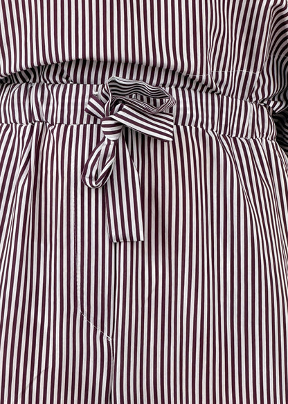 26P5290 - TENSIONE IN PANTALONE CARROT FATASIA RIGHE