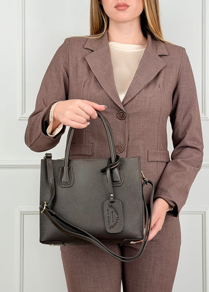 BRS • BORSA CARRIE VERA PELLE