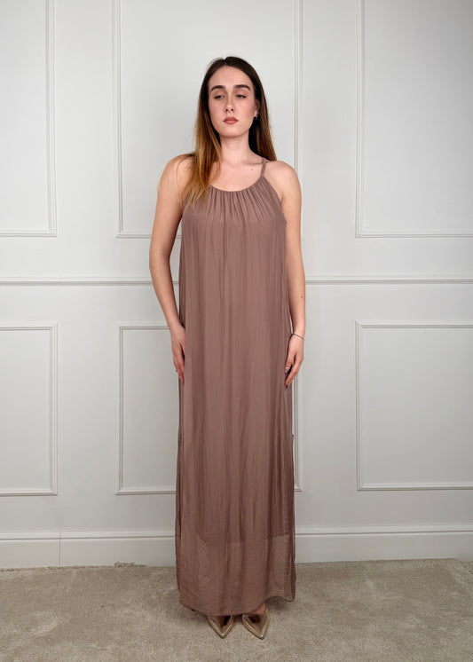 BH2566 - ABITO MISTO SETA E VISCOSA