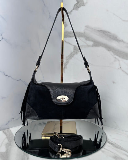 BRS948 - BORSA VERA PELLE POSTINA