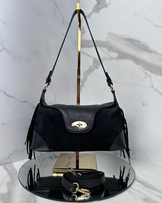 BRS948 - BORSA VERA PELLE POSTINA