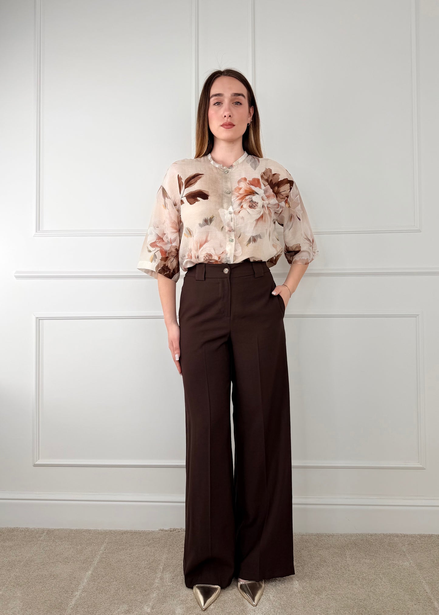 MC93242 - CAMICIA MISTO SETA E COTONE