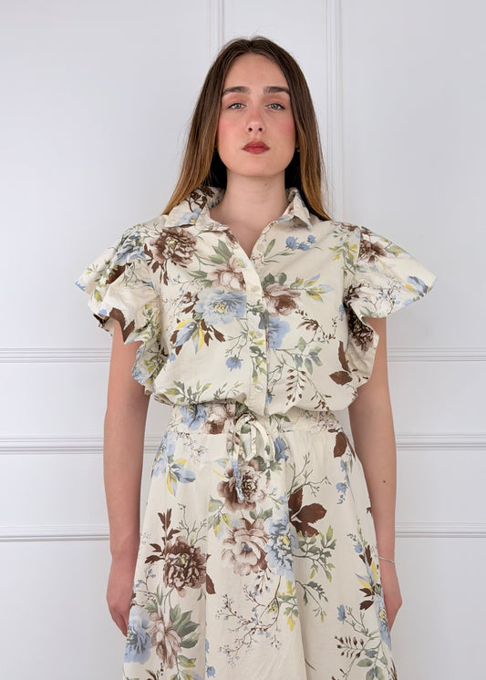 A8262C12 - CAMICIA FANTASIA FLOREALE