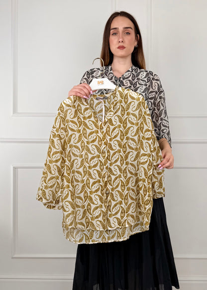 T2605 CAMICIA MISTO SETA E COTONE