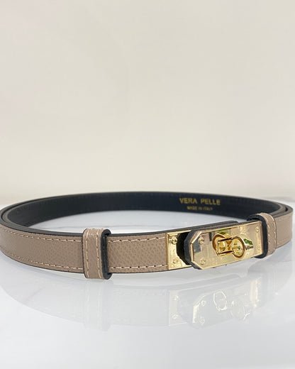 CNT22 CINTURA VERA PELLE REGOLABILE