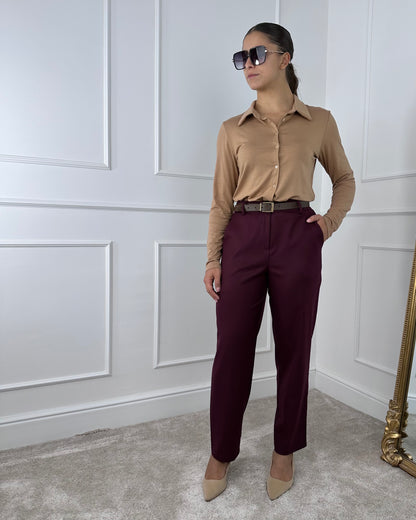 26611 - CAMICIA IN JERSEY DI VISCOSA