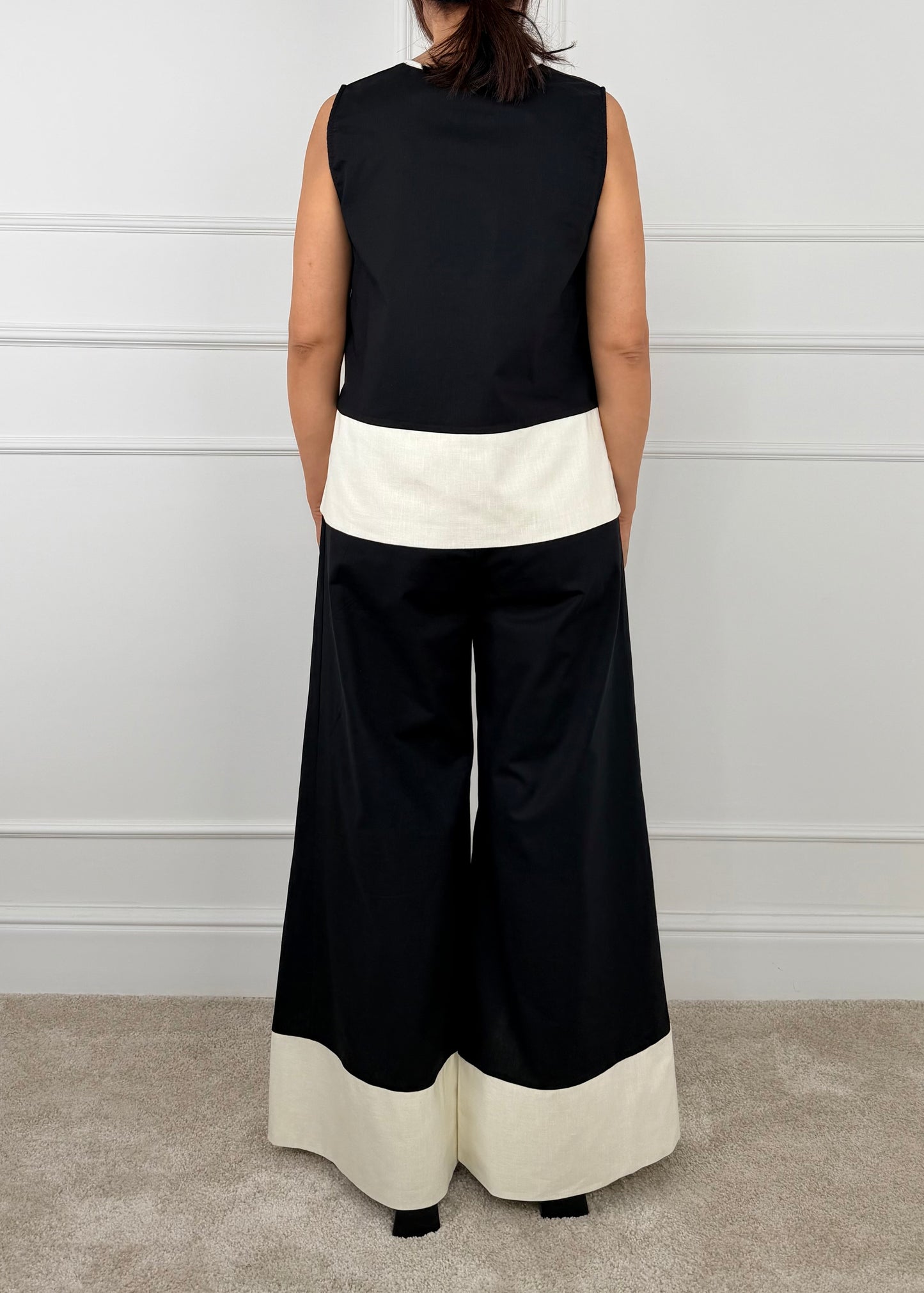 YU1703 - TENSIONE IN PANTALONE PALAZZO