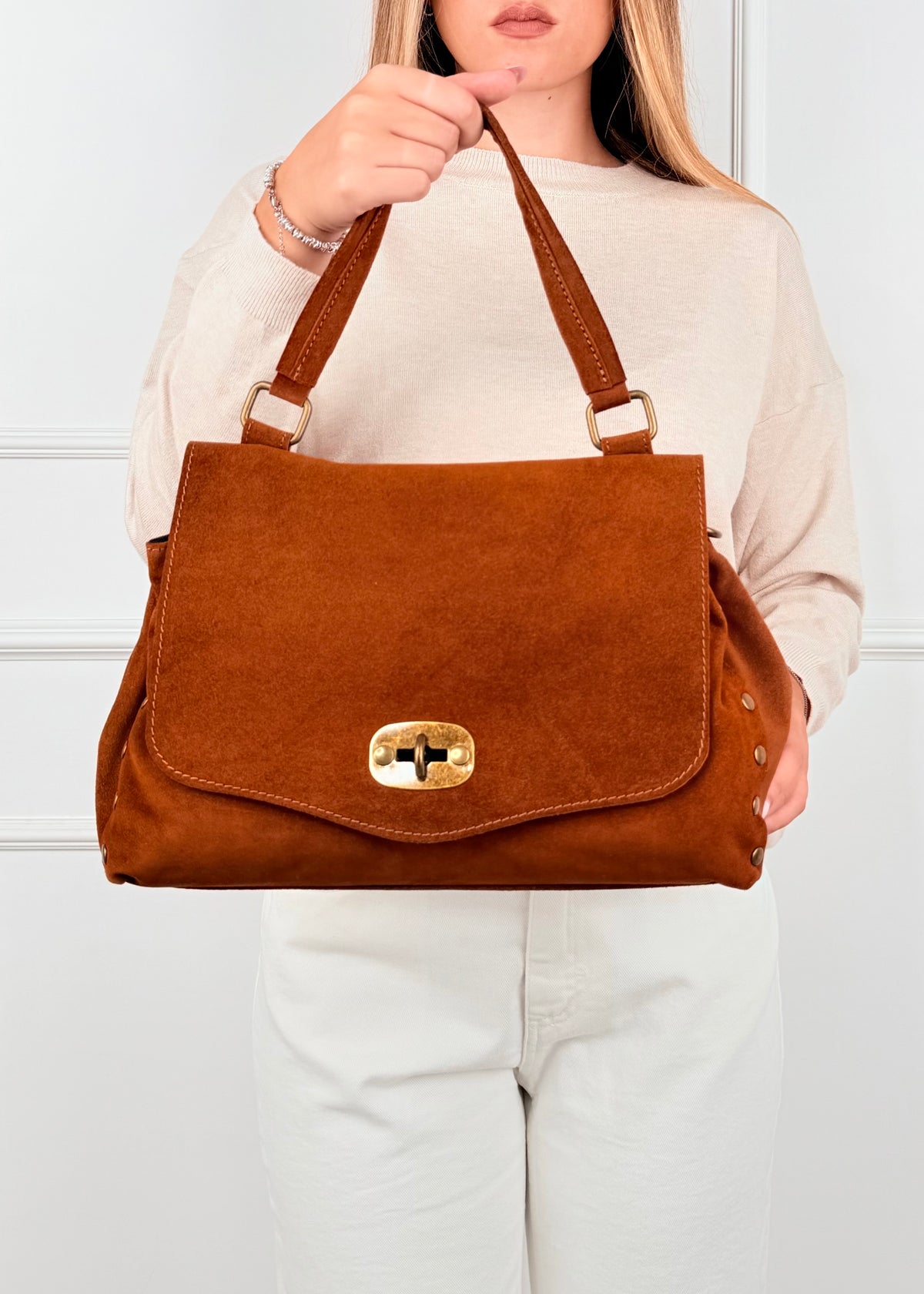BRS. BORSA LAUREN - VERA PELLE SUEDE