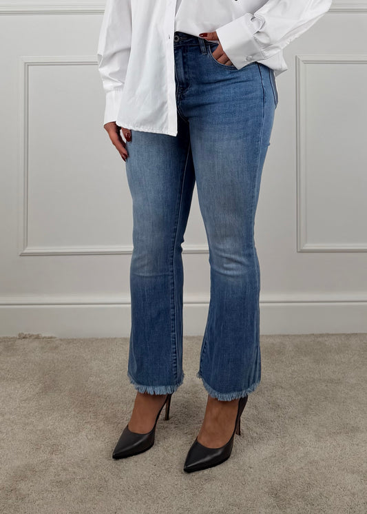 N121356PE26 - BREND DENIM MINI FLARE