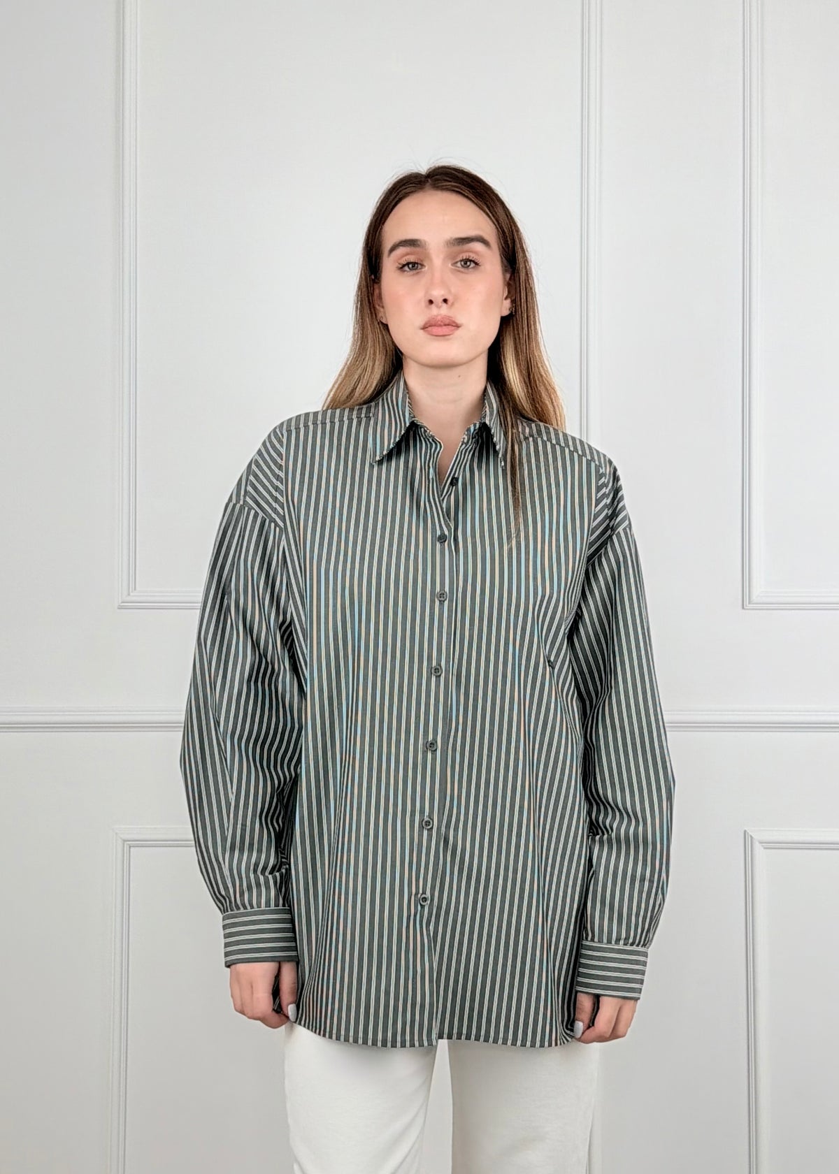 NA7531 - MY-D CAMICIA CON DOPPIA ABBOTTONATURA