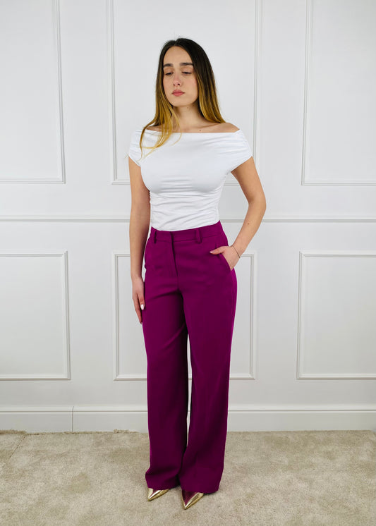 26P4397 - TENSIONE IN PANTALONE PALAZZO IN CUPRO