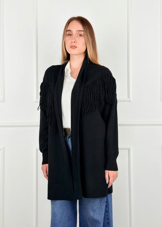 Q367373 - CARDIGAN CON FRANGE