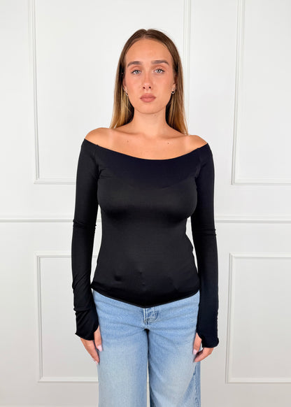 F64194 - BREND MAGLIA BARCA THUMBHOLES