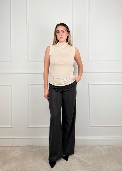 FDBY21885 - MY-D PANTALONE GAMBA DRITTA GESSATO