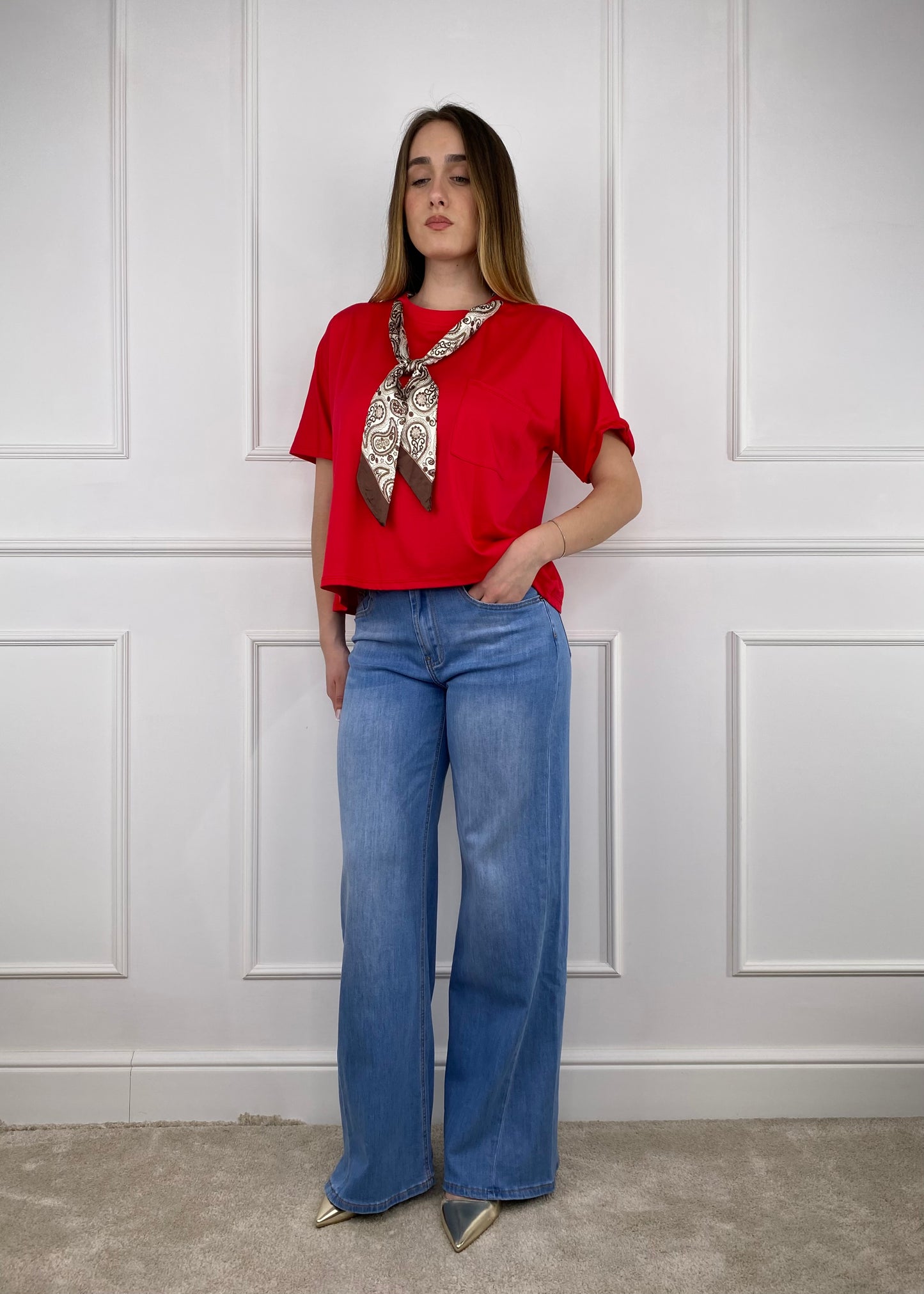 N121723 - BREND DENIM PALAZZO